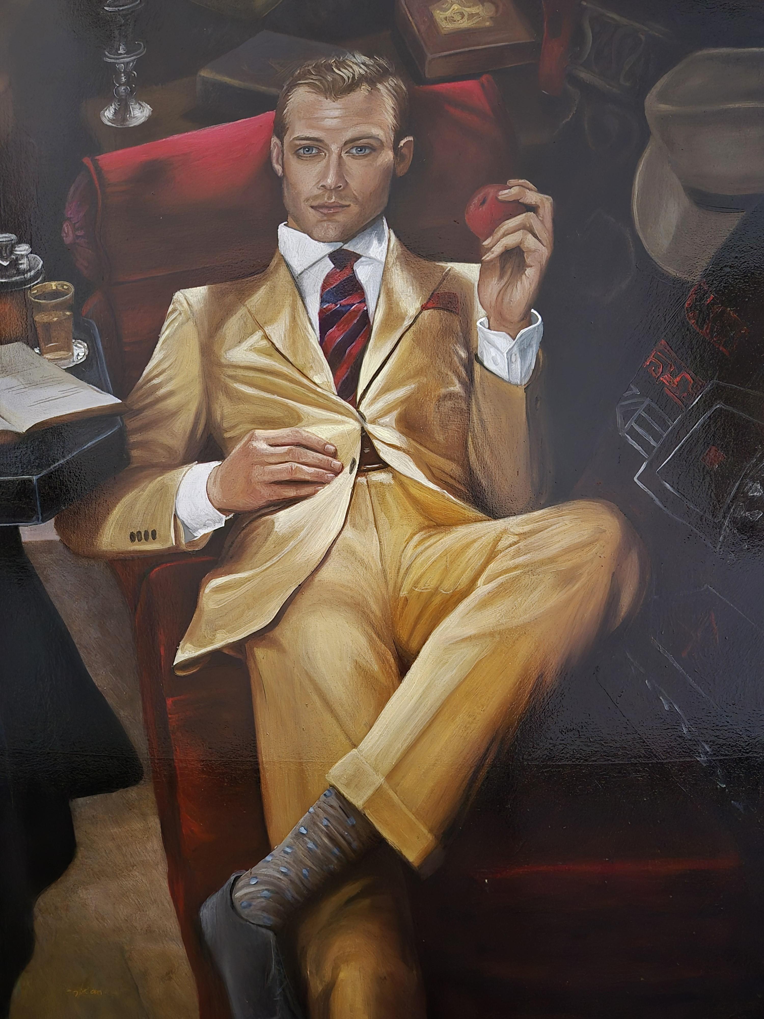 ADAN, óleo sobre tela, 130 cm x 100 cm