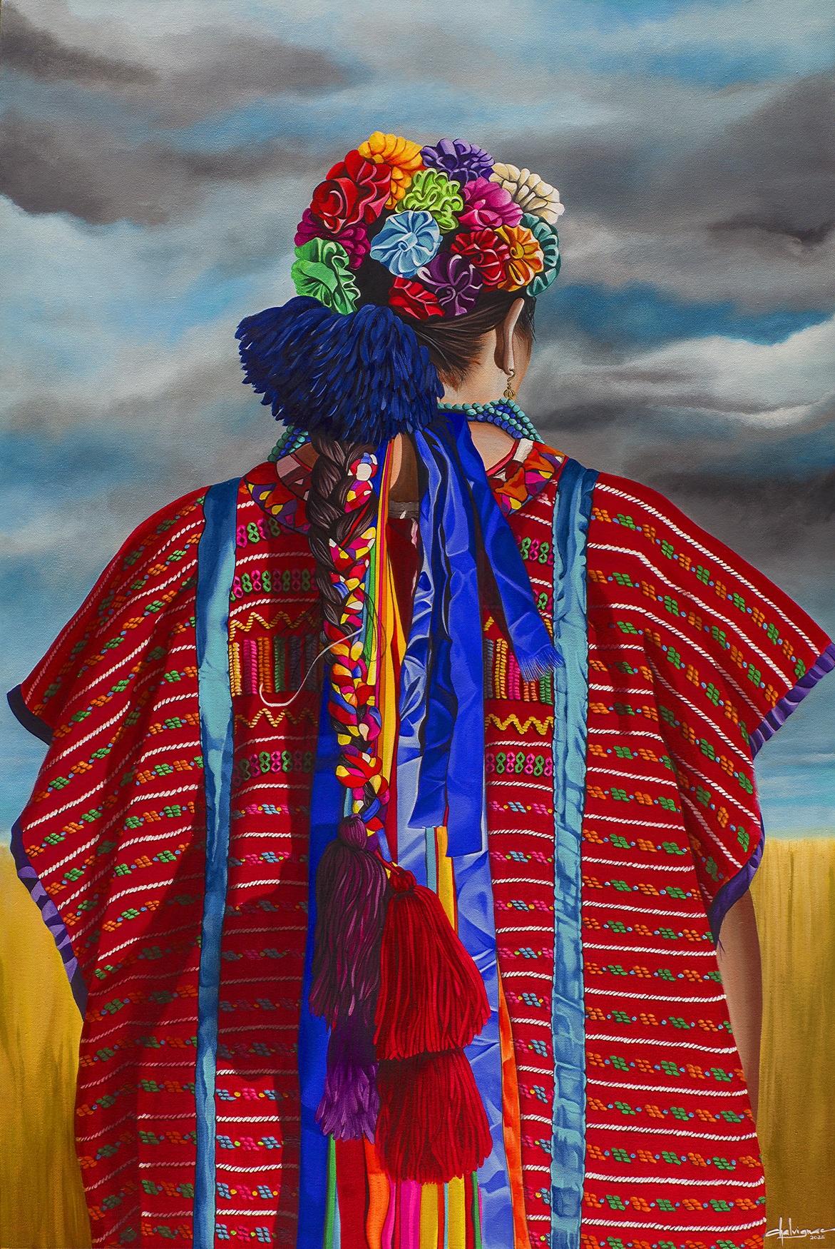 FLOR DE NUBE, acílico sobre tela, 120 cm x 80 cm