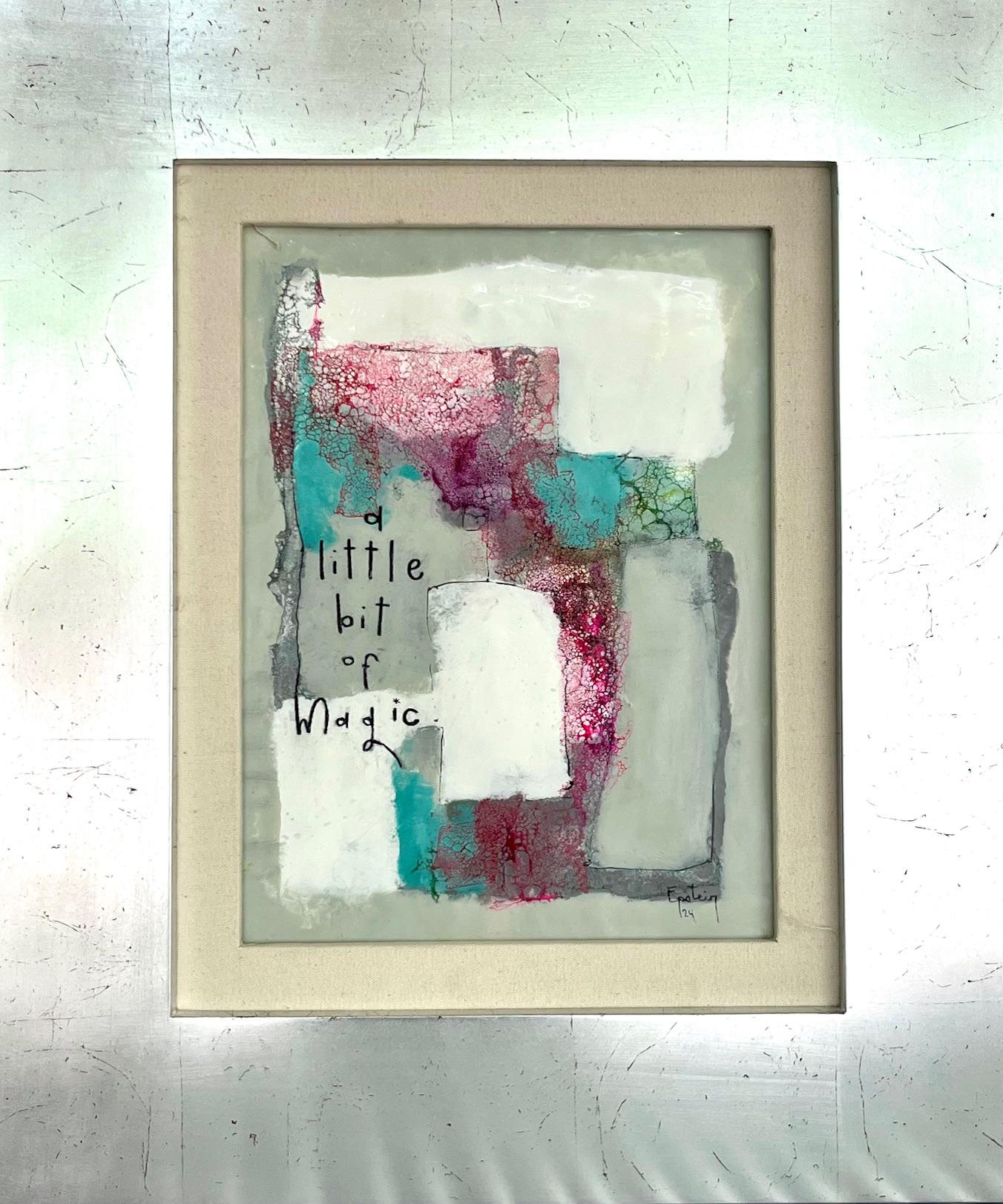 MAGIC, encaustic on wood, 40 cm x 30 cm