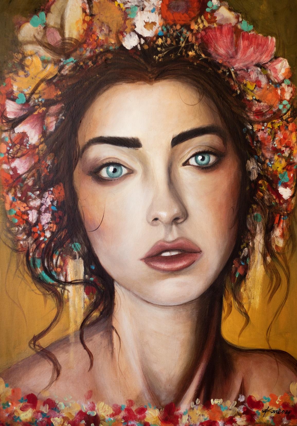 JANE, óleo sobre tela, 100 cm x 70 cm