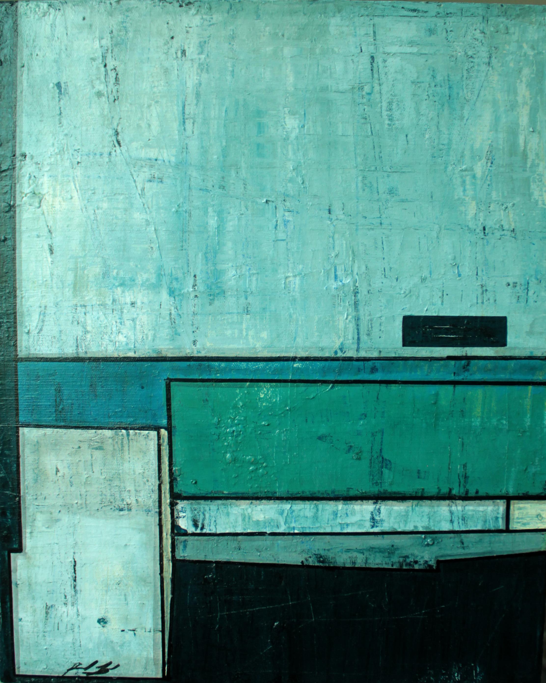 GEOMETRIA GERZIANA,  acrylico sobre lienzo, 50 cm X 40 cm