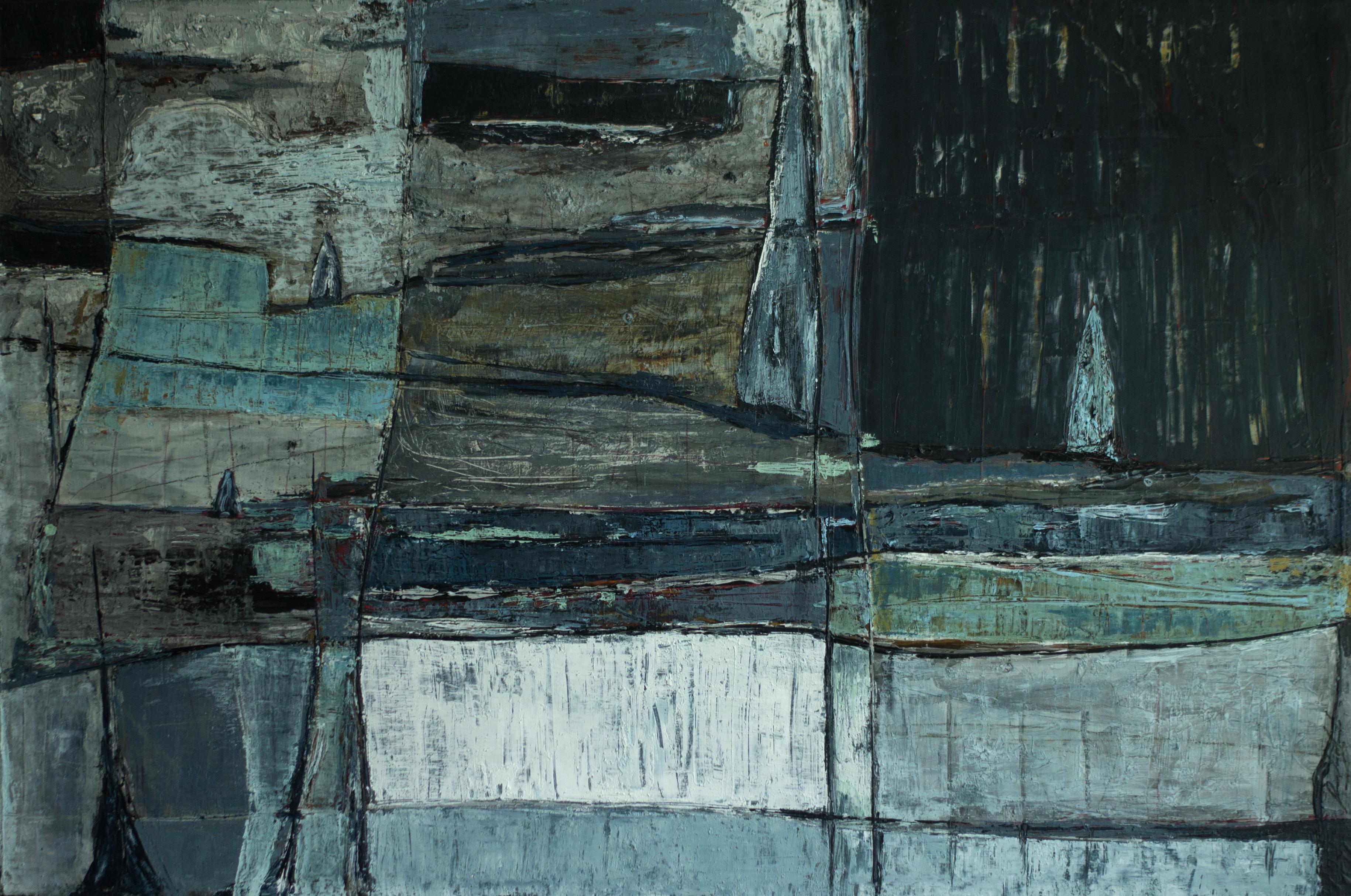 PAISAJE # 9, acílico sobre lienzo, 60 cm x 90 cm
