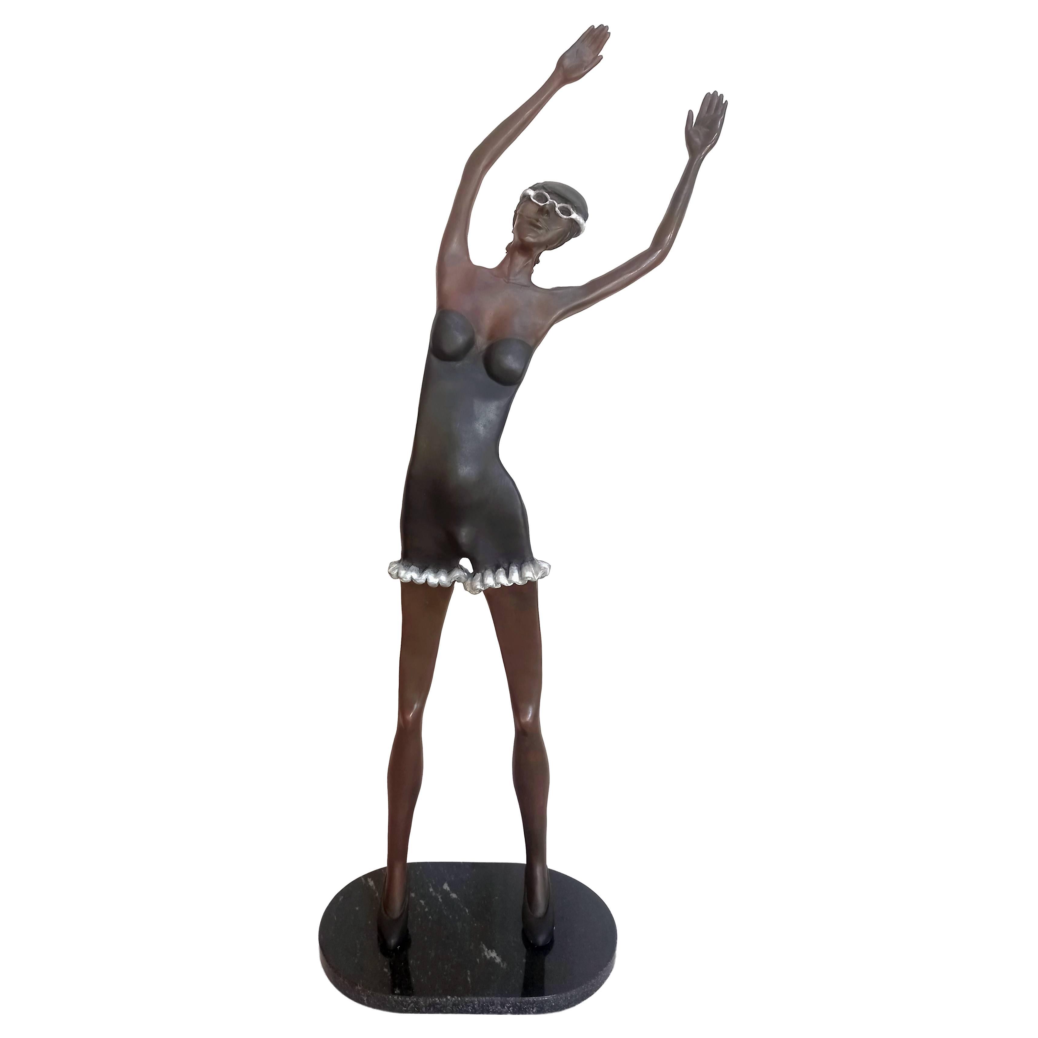 BAÑISTA FLAPPER, bronze, 1/1