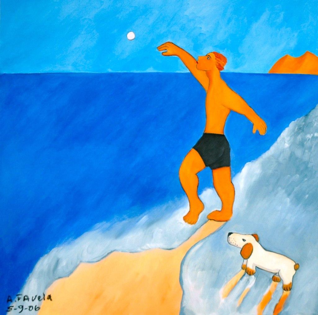 EL PACHON, 2006, oil on canvas, 100 cm x 100 cm