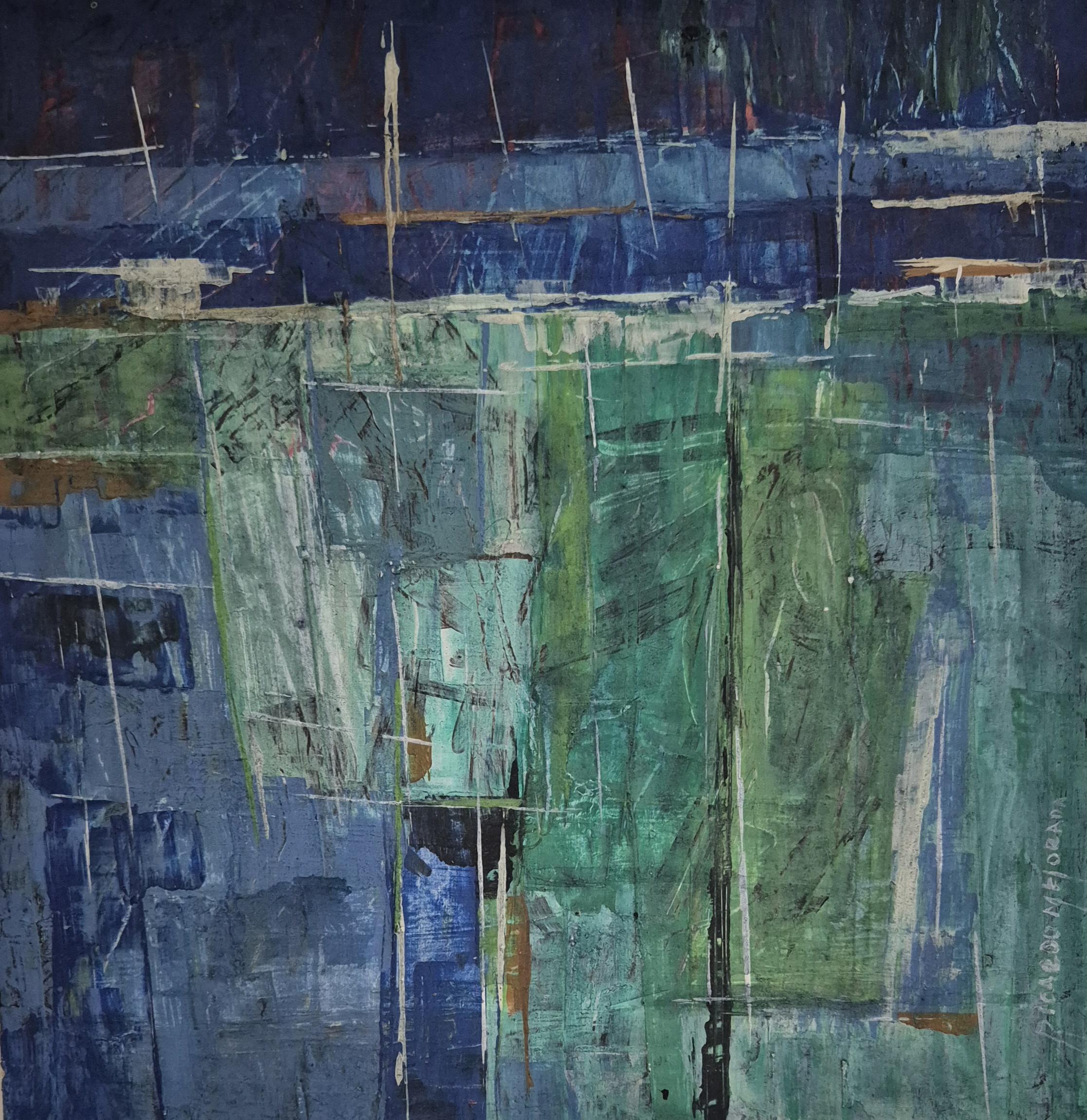 TIERRA BALDIA I, acrylic on art board, 35 cm x 35 cm