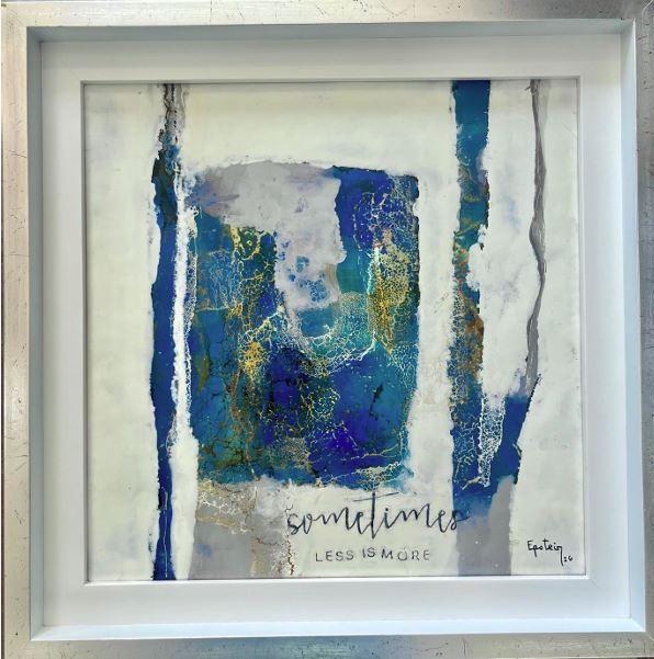 sometimes, encaustic on wood, 40 cm x 40 cm